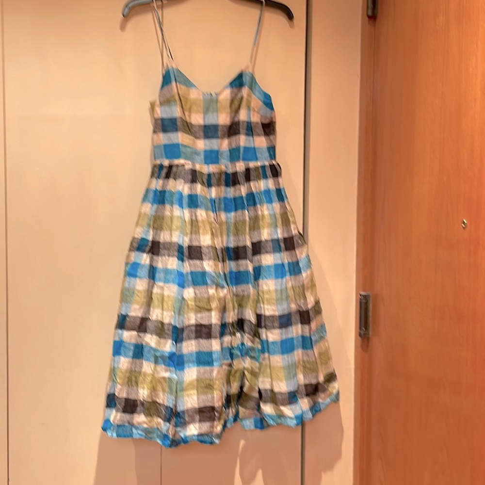 Tracy Reese linen sundress. Double lined inside.